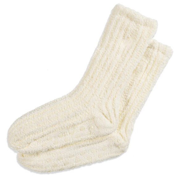 EARTH THERAPEUTICS 𝖢𝖮𝖹𝖸 𝖩𝖠𝖬Z𝖹𝗓™ with SHEA BUTTER Socks 🔵⚪ (2 Pairs) - Picture 3 of 14